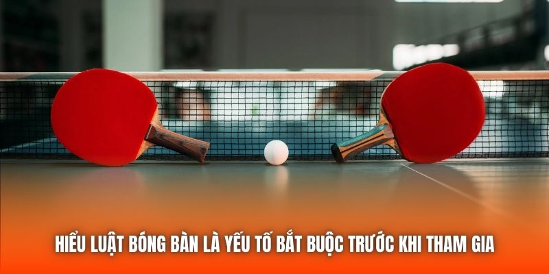 Hiểu luật bóng bàn là yếu tố bắt buộc trước khi tham gia
